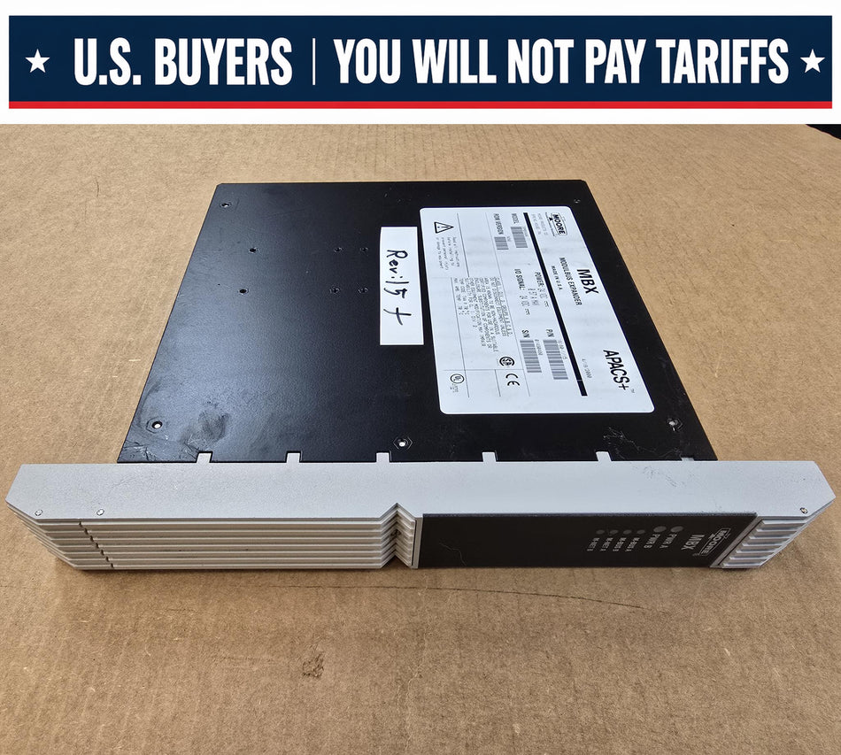MOORE 39MBXNAN APACS+, REV: 15, MBX MODULBUS EXPANDER, 24VDC 0.57A MAX (Used)