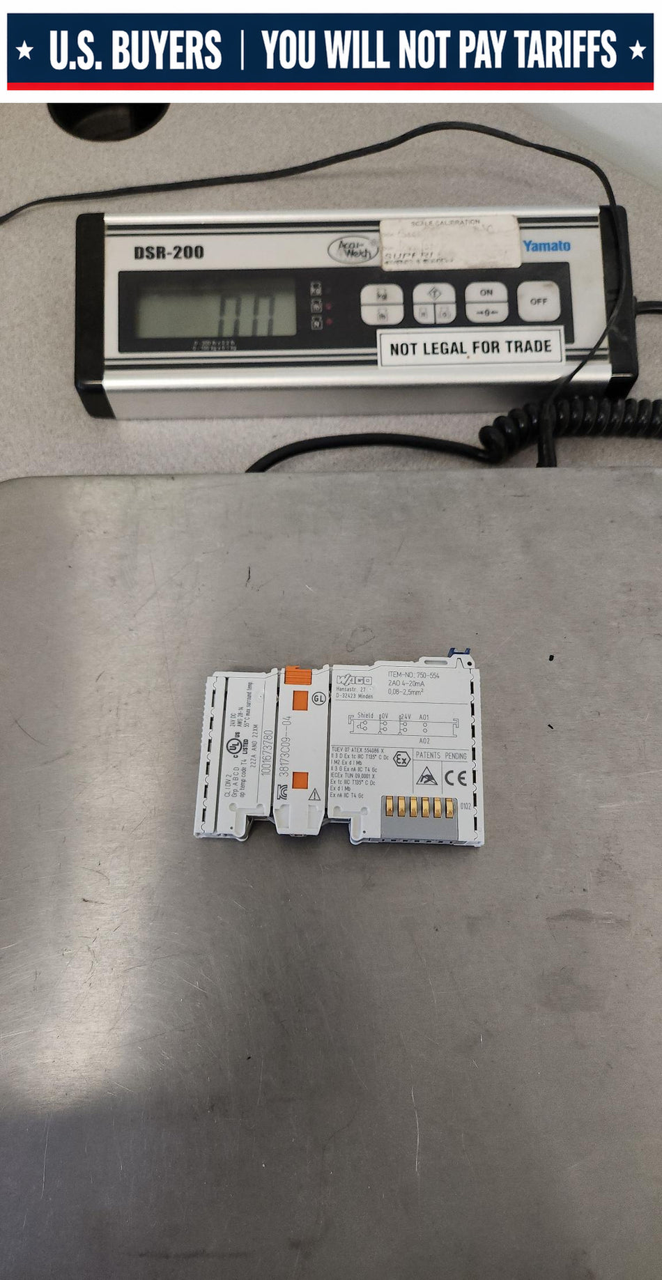 WAGO 750-554 Module PLC