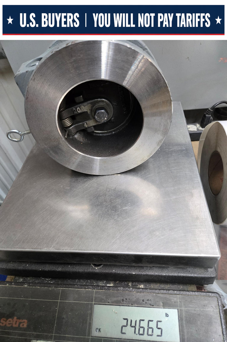 BRAY/CHECK RITE 4" Model 201 Wafer Combination Swing Check Valve - 600 PSI