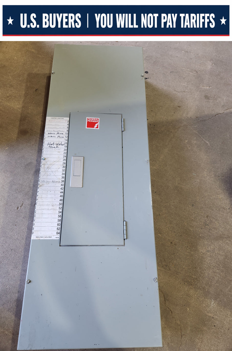 Federal Pioneer Distribution Breaker Panel 225A, 3 PH Stab-Lok