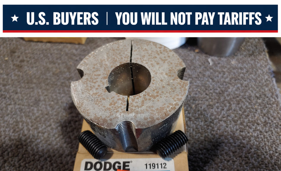 Dodge 119112 Taper-Lock Bushing - 2517 Series, 1.2500 in Bore, Finished with Keyway, 1/4 x 1/8 in Keyway, Sintered Steel
