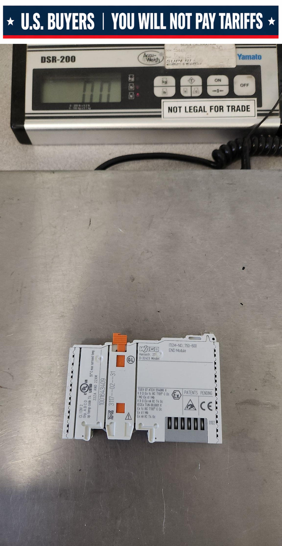 WAGO End Module - 750-600