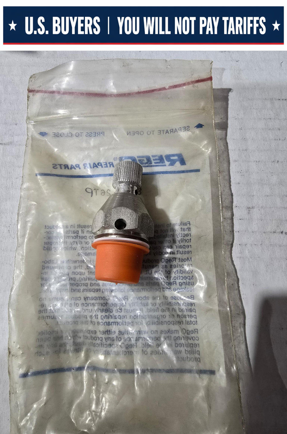 REGO 8560-26TP BLEEDER VALVE