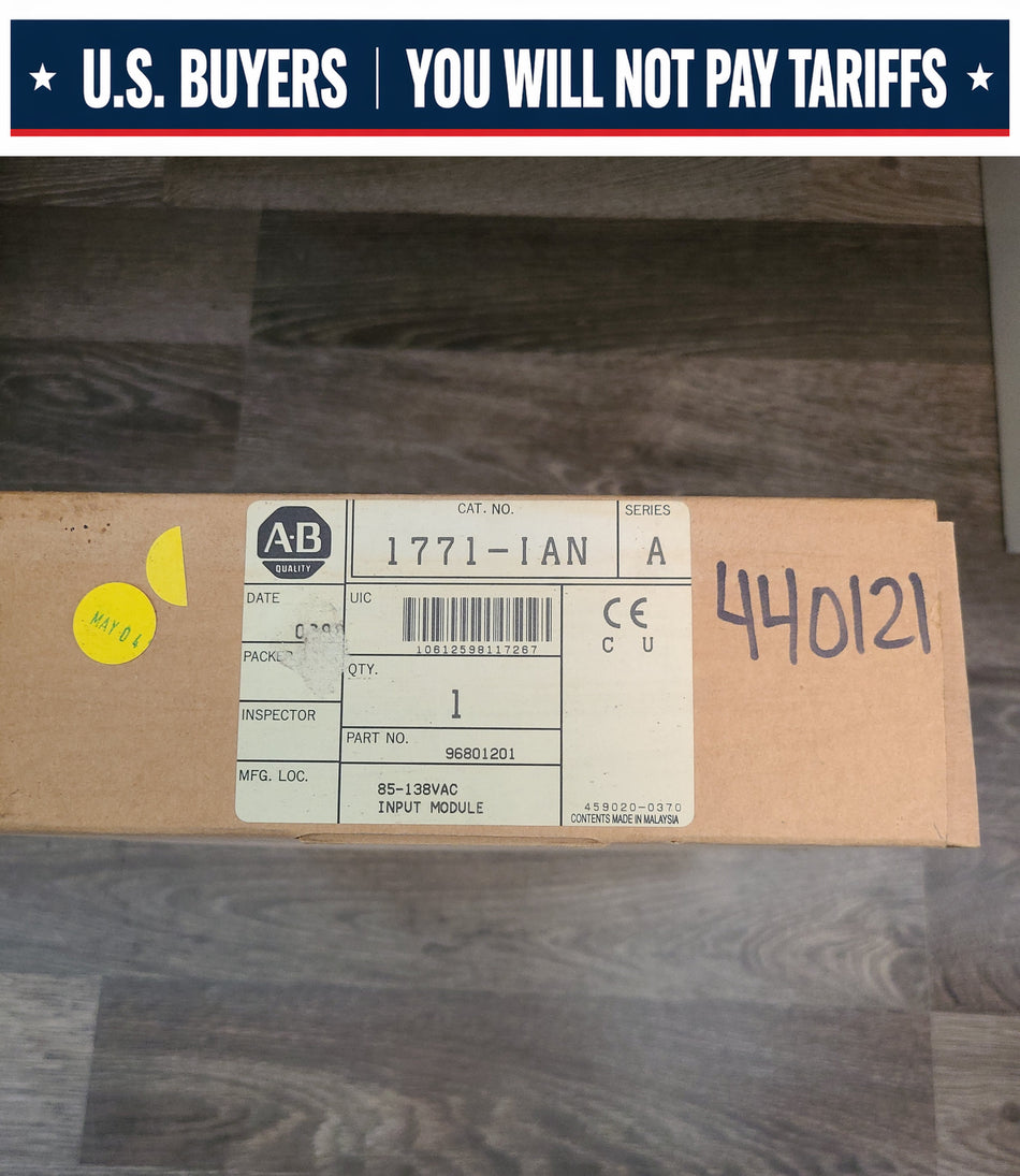 Allen Bradley 1771-IAN Series A