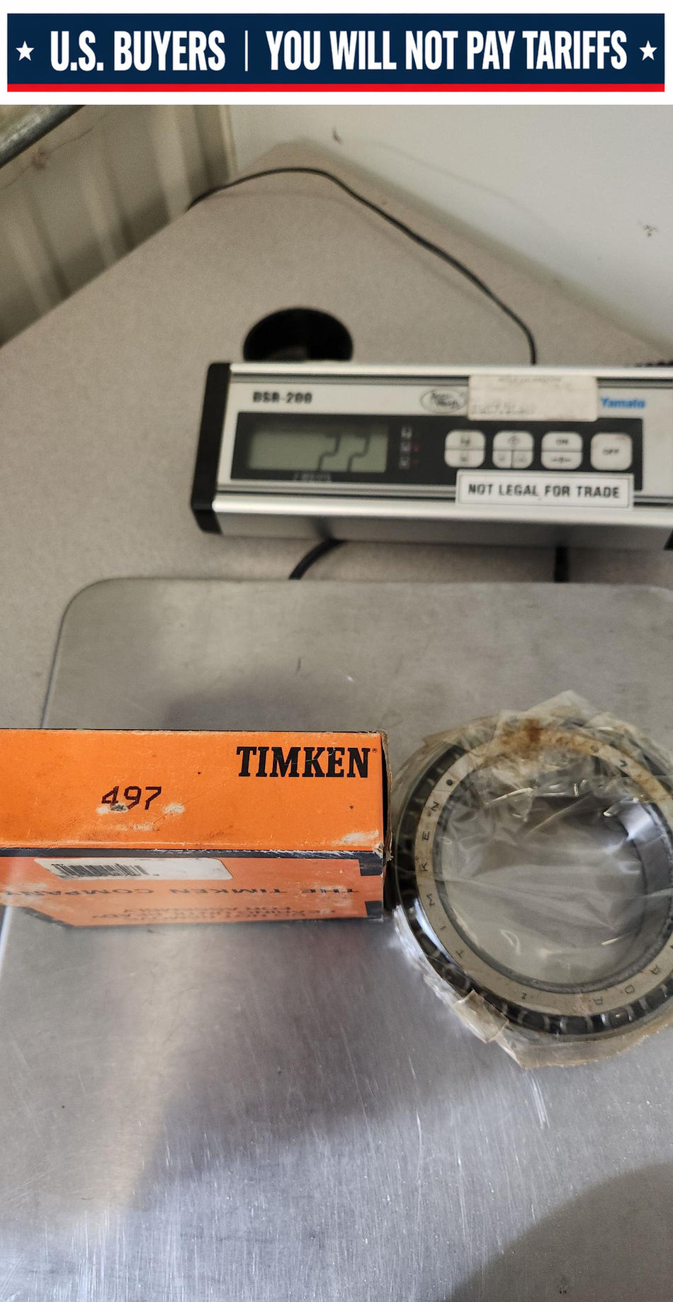 Part Number 497, Tapered Roller Bearings - Single Cone - Imperial