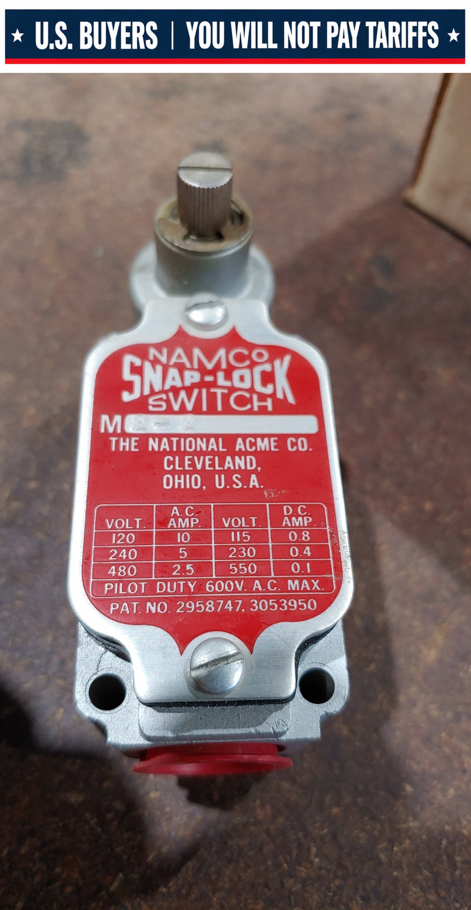 NAMCO M2-2 SNAP-LOCK LIMIT SWITCH