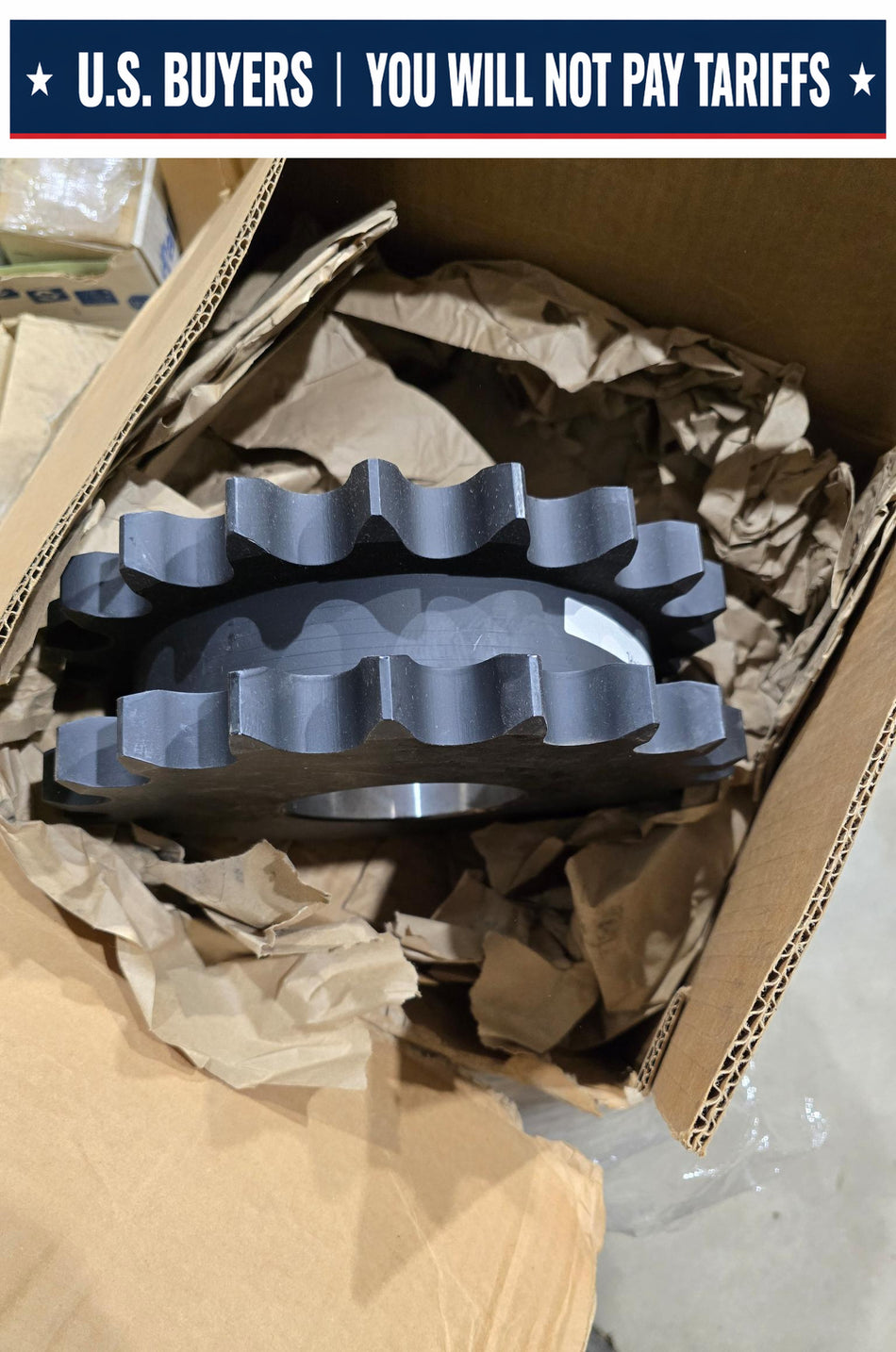 Tsubaki DS120A21-PL  21 Teeth - Double Sprocket 4" Bore - No Keyway