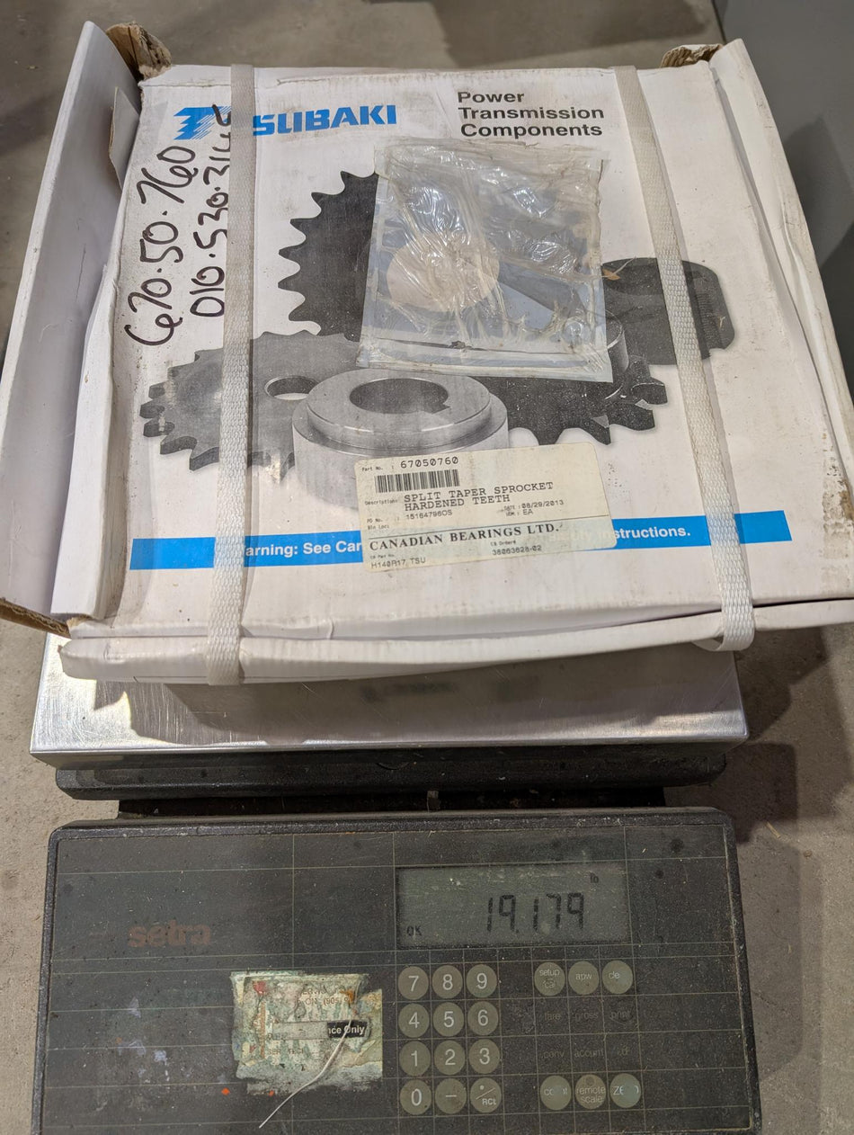 TSUBAKI Split Taper Sprocket - H140R17 TSU - New