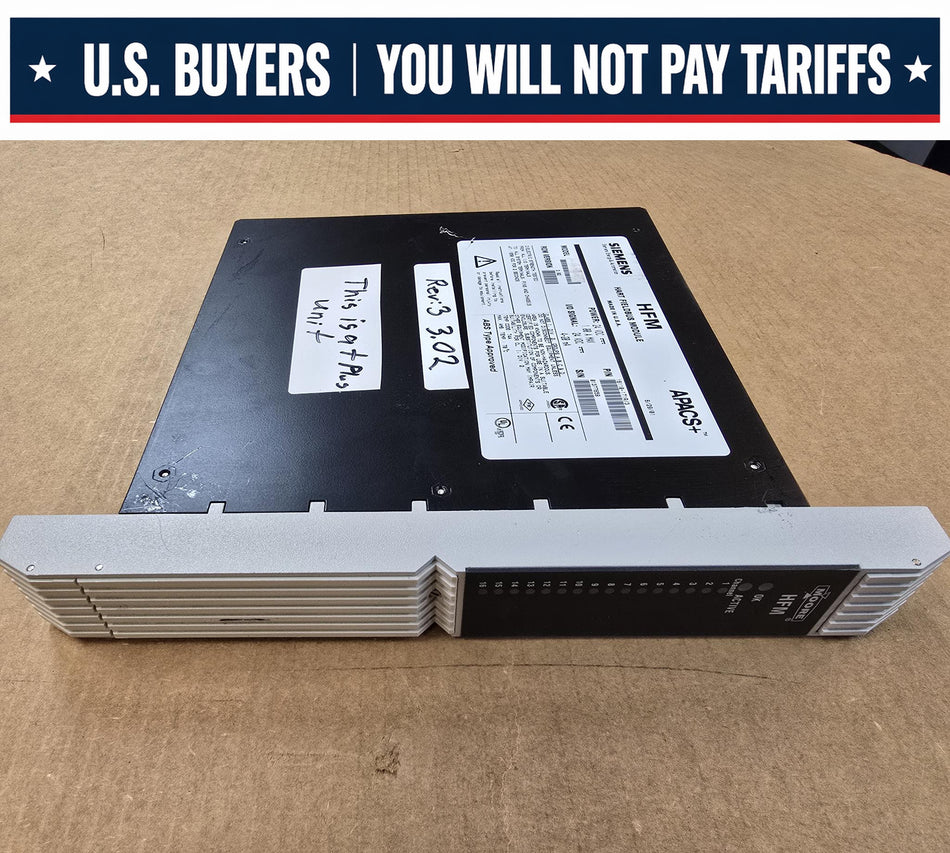 MOORE 39HFM2CAN APACS+,ROM: 3.02, REV: 3, HFM HART FIELDBUS MODULE, 24VDC, 4-20mA (Used)