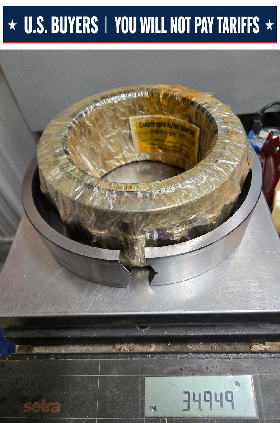Cooper 01B515GR - 5-15/16 inch Split Cylindrical Roller Bearing