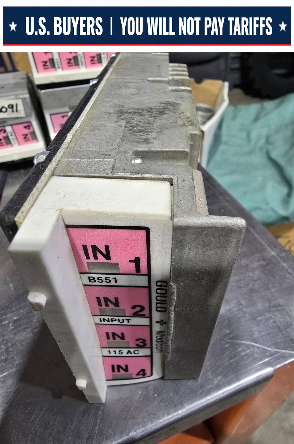 Gould/Modicon B551  Input Module 115vac "Used"