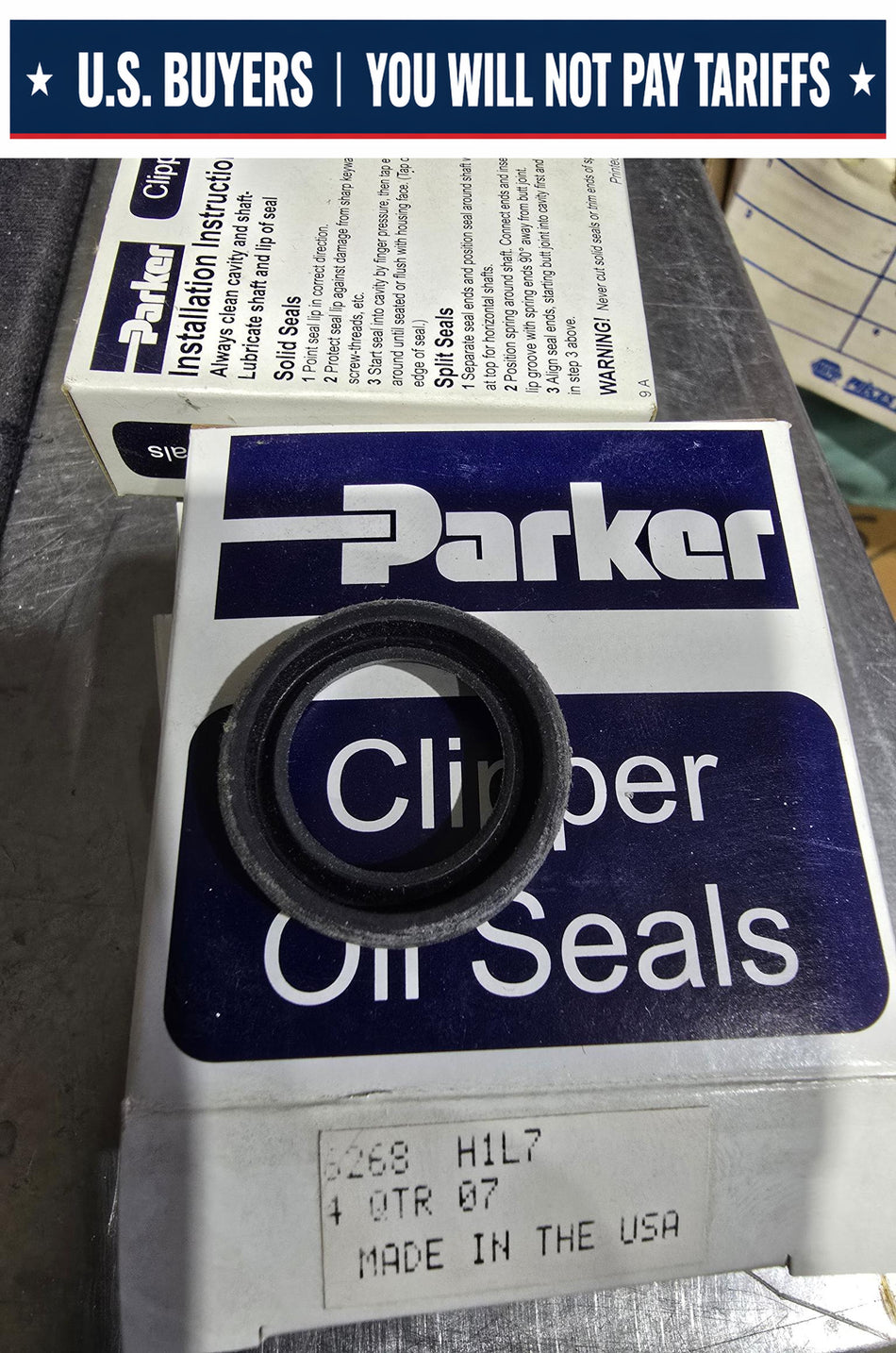 Light Duty Springless Clipper Oil Seals #6268 H1L7 (Lot of 4)