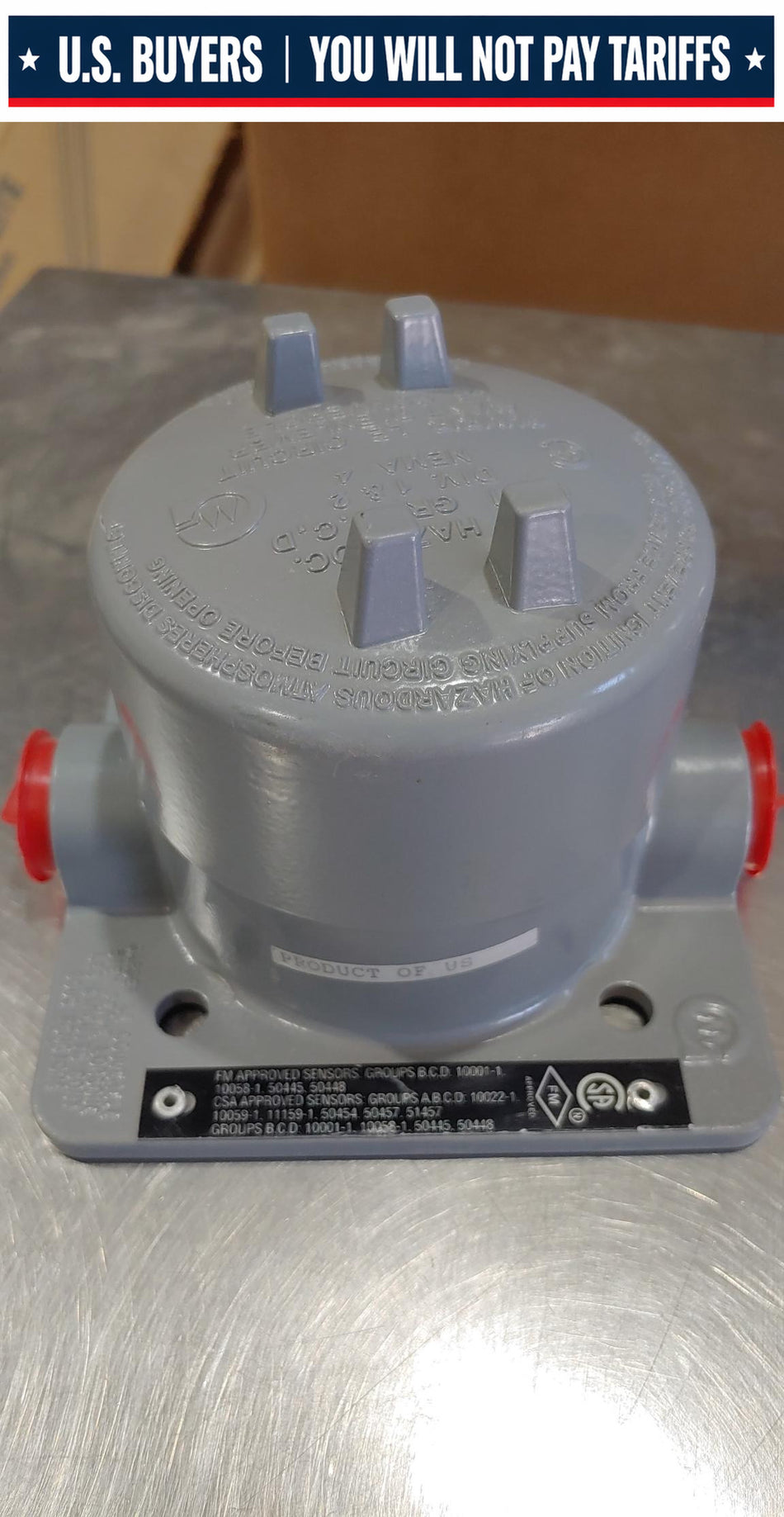 General Monitor 10252 ROUND ALUMINUM JUNCTION BOX
