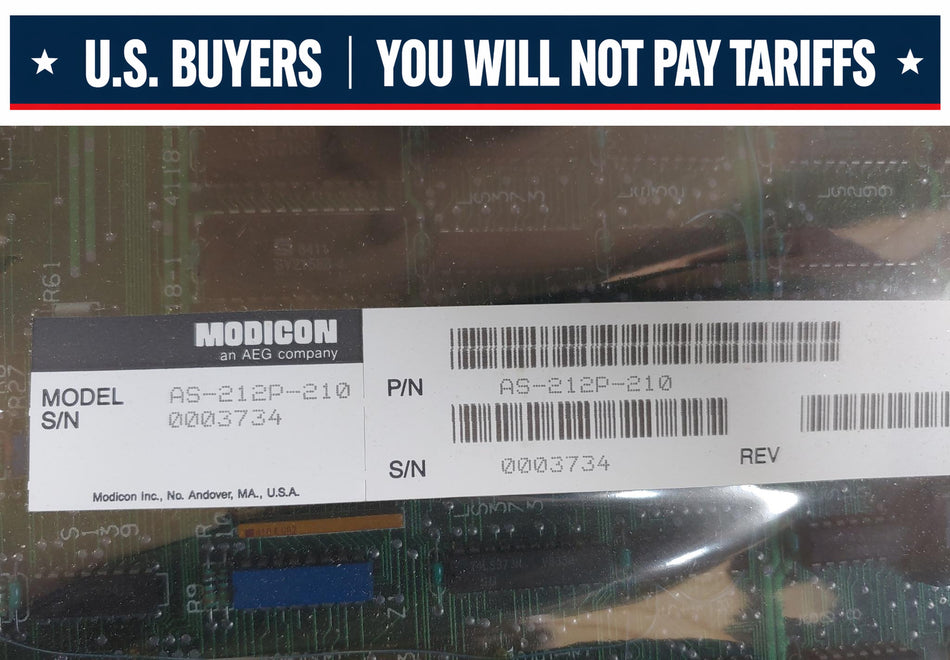 Modicon AS-212P-210 Interface Processor PCB Red (Refurbished Spare)