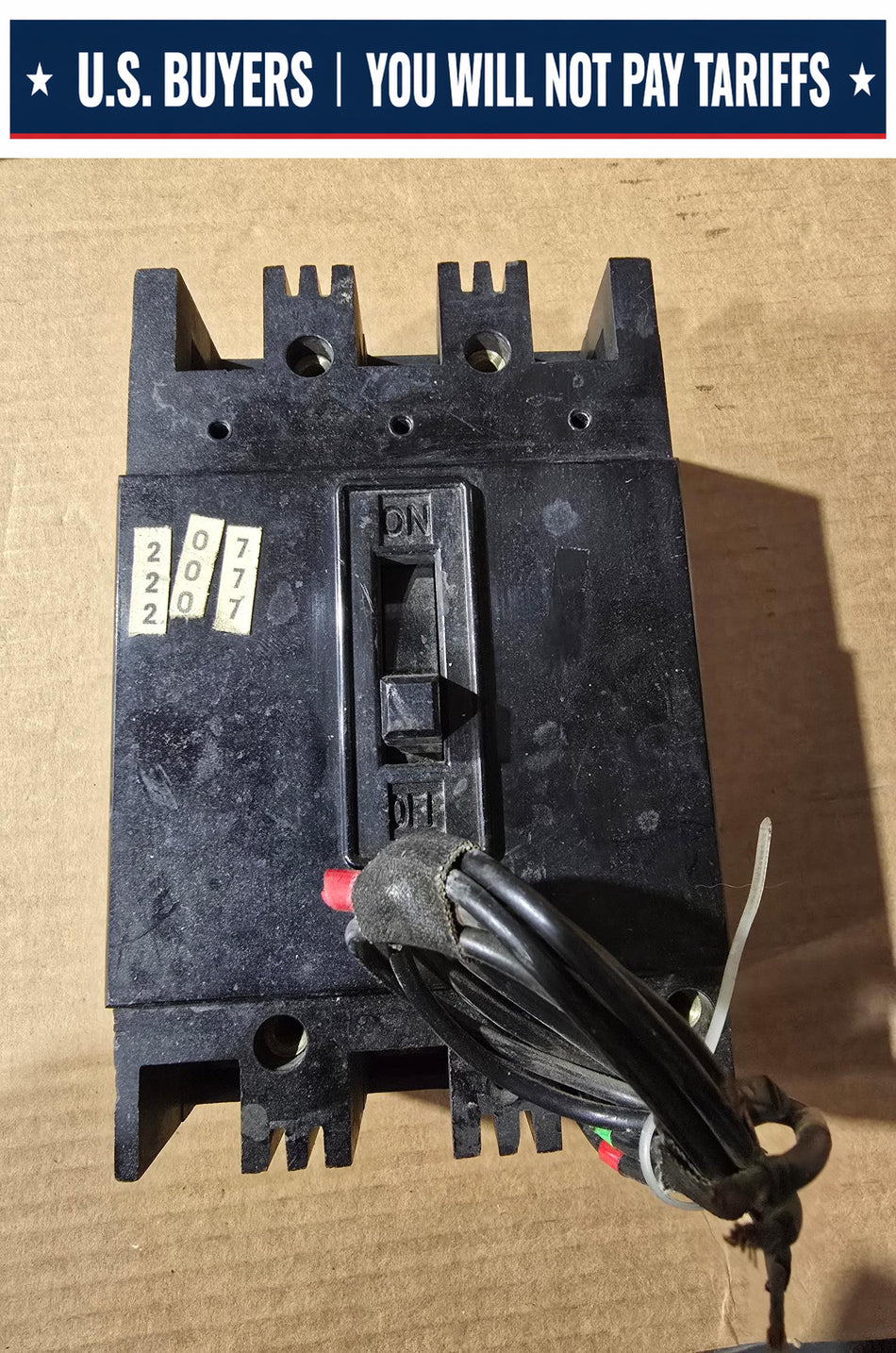WESTINGHOUSE SSWAHE  15A Breaker WITH AUX SWITCH (USED)