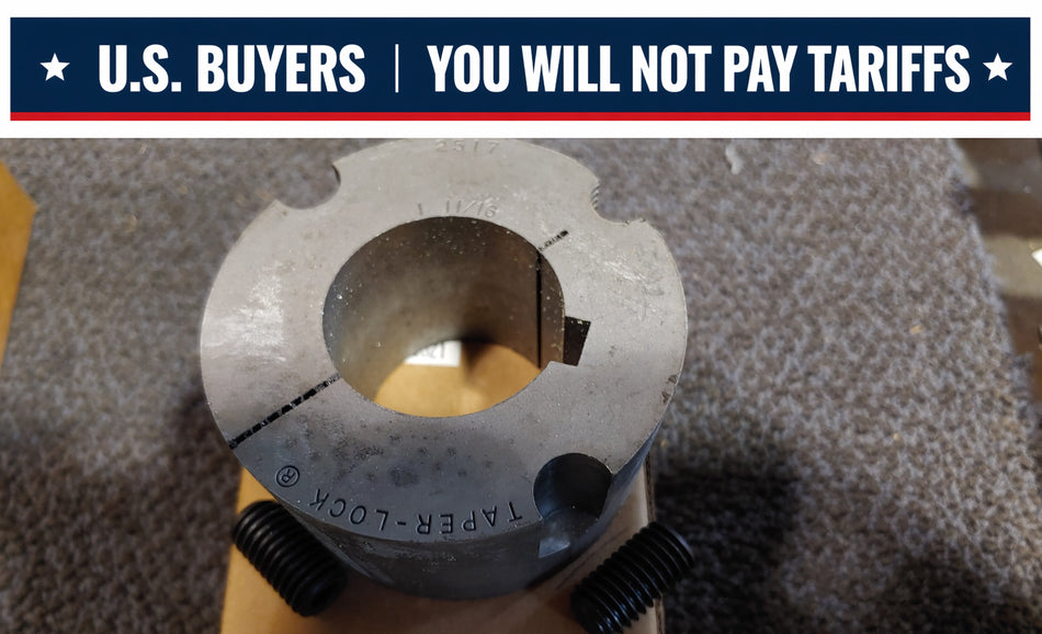 Dodge 119119 Taper-Lock Bushing - 2517 Series, 1.6875 in Bore, Finished with Keyway, 3/8 x 3/16 in Keyway, Sintered Steel