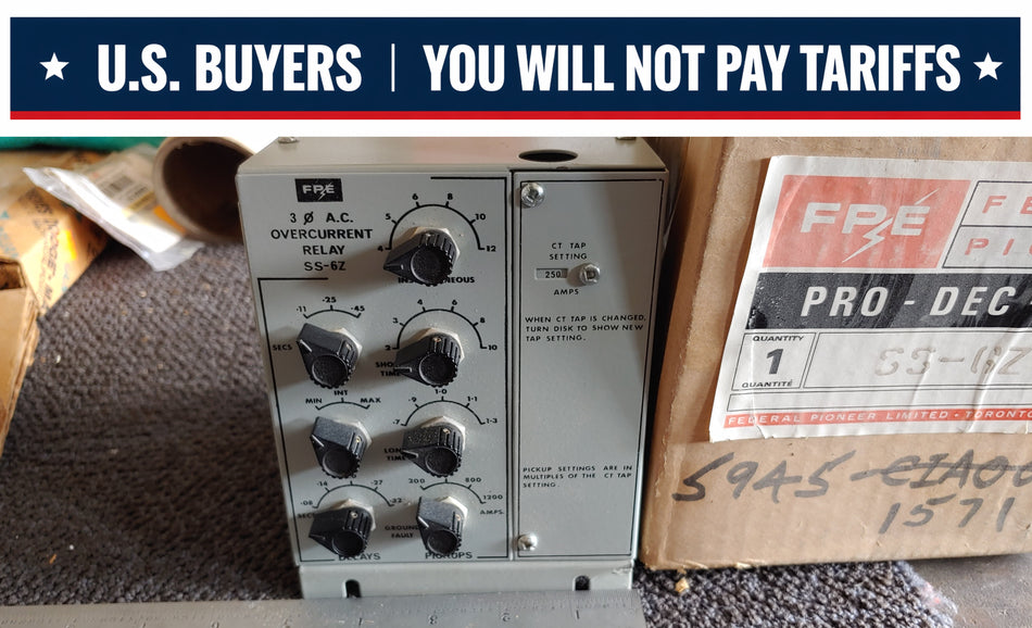 Federal Pioneer PRO-DEC-TOR SS-6Z Overcurrent Relay