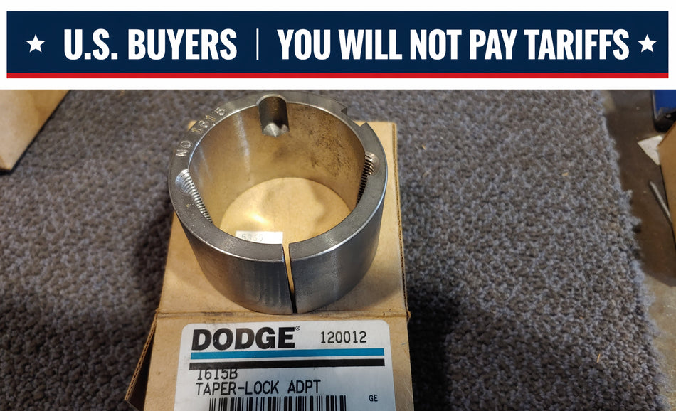 Dodge 1615B Taper Locking Bushing Adapter - Use 1615 Bushing, 2.7500 in OD, 1.5000 in Length, Cast Iron