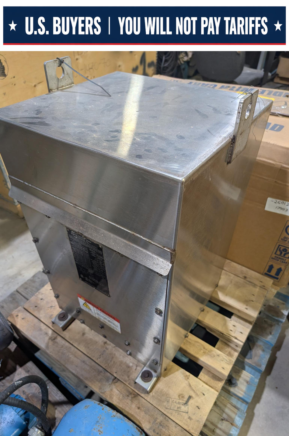 HPS -Hammond 7.5 KVA Dry Type Drive Isolation Stainless Steel 3 PH Transformer - 209635 - 575V to 575Y-332V, 4X