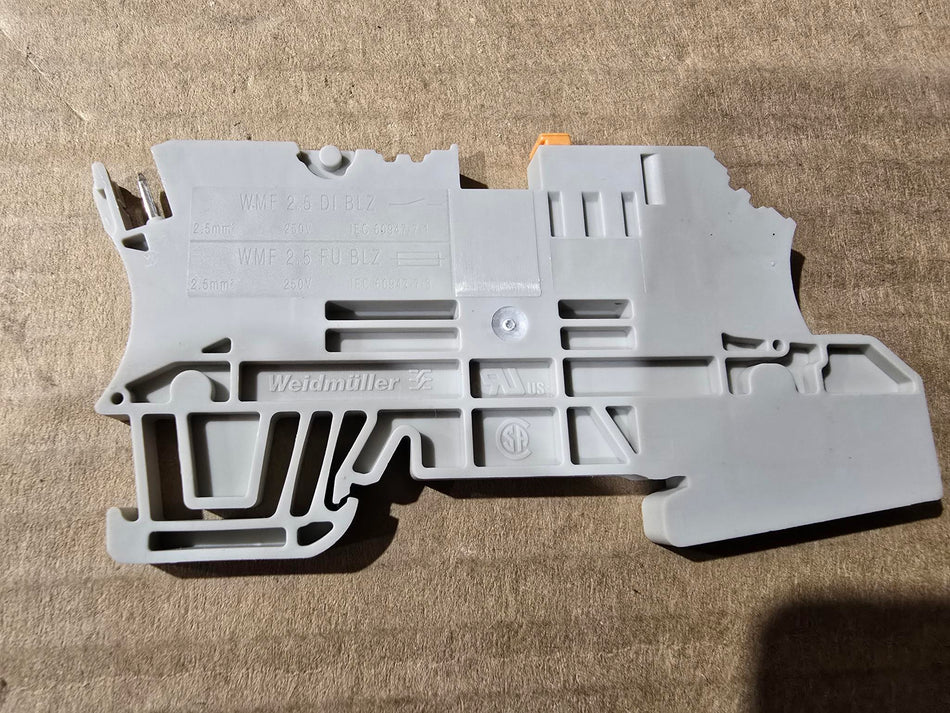 Weidmuller WMF2.5 DI BLZ  DISCONNECT TERMINAL BLOCK  300 VDC 10-19 AMPS 26-12 AWG
