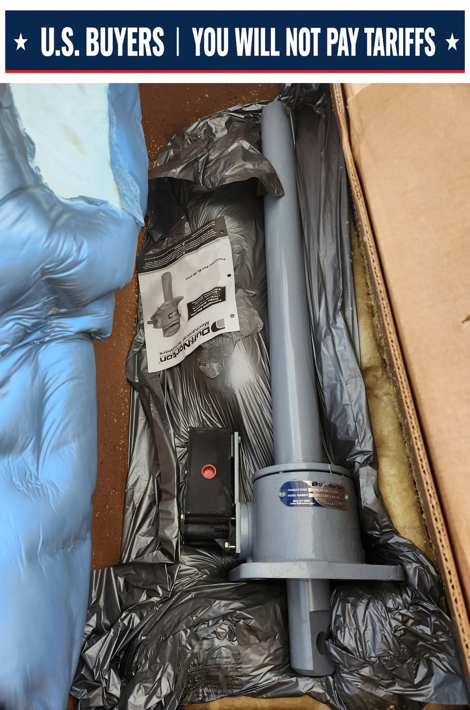 Duff-Norton Worm Gear Actuator, NLCM90114-33-1
