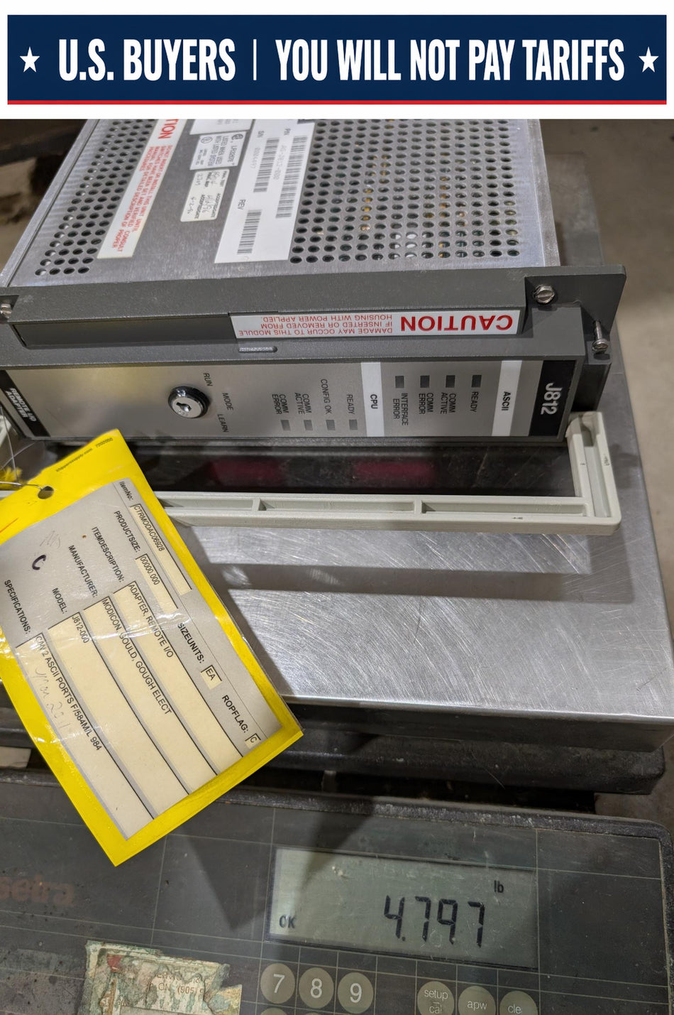 Modicon AEG -REMOTE INTERFACE I/O ADAPTER - ASJ812000