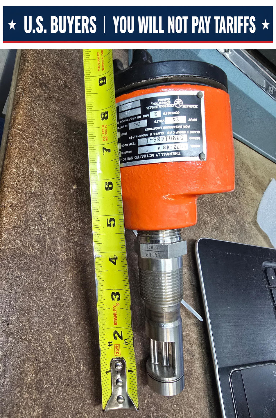 Telematic Controls FR70-4S Thermally Actuated Switch Flow Meter A2.2W T2B