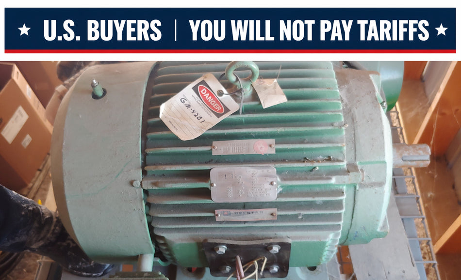 Reliance 40 HP Electric Motor, 575V, 3555 RPM , FR: 324TS