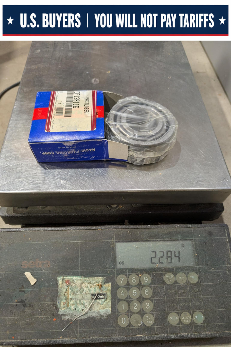 NACHI Ball Bearing - DF138116 - NEW