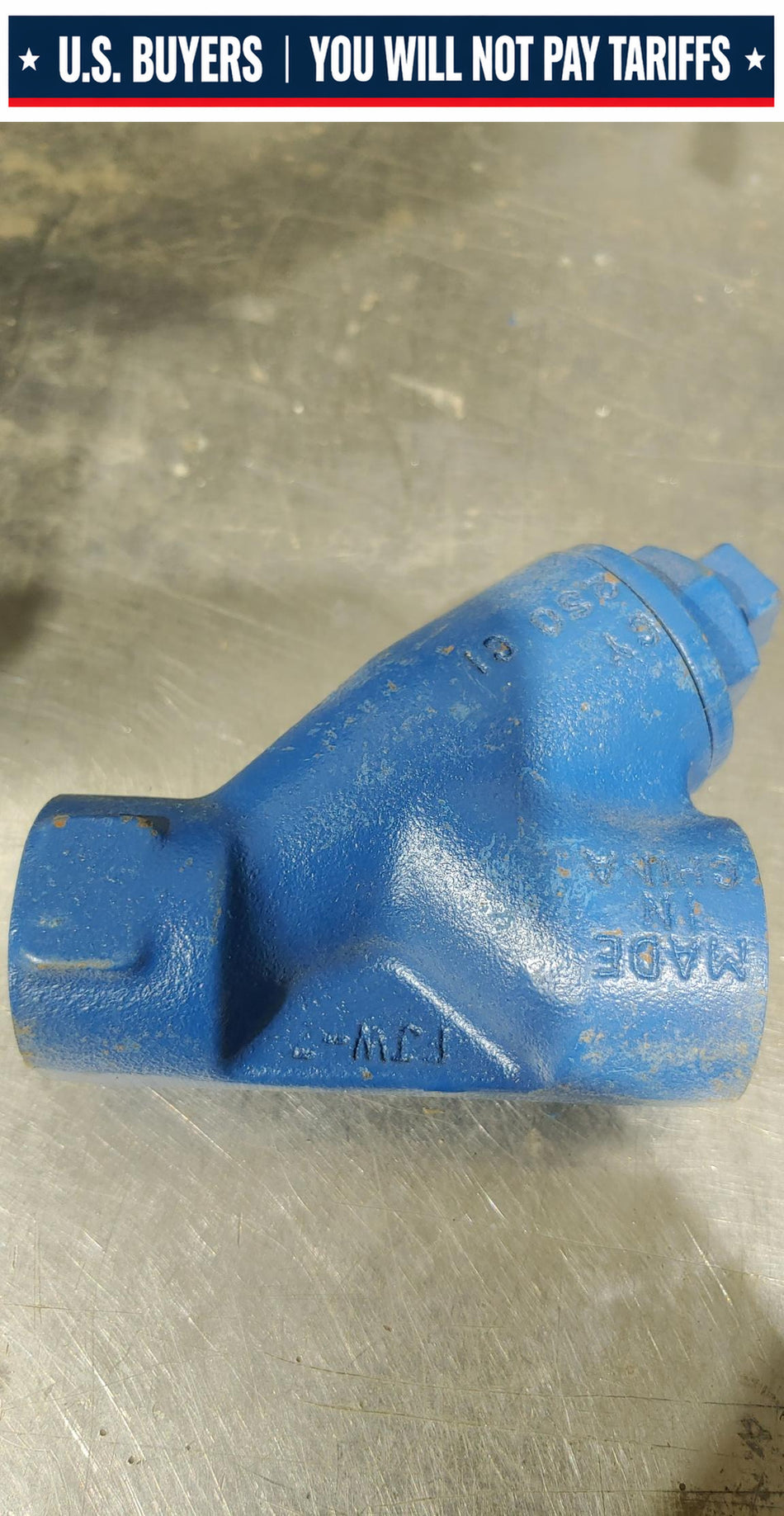 Spirax Class 250 Cast Iron 'Y' Strainer 3/4" NPT With Mesh