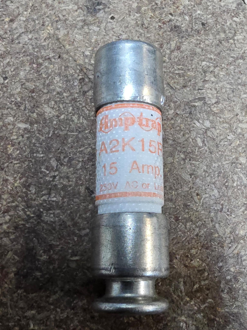MERSEN A2K15R 15A 250V Amp-Trap RK1 Fast-Acting Fuse