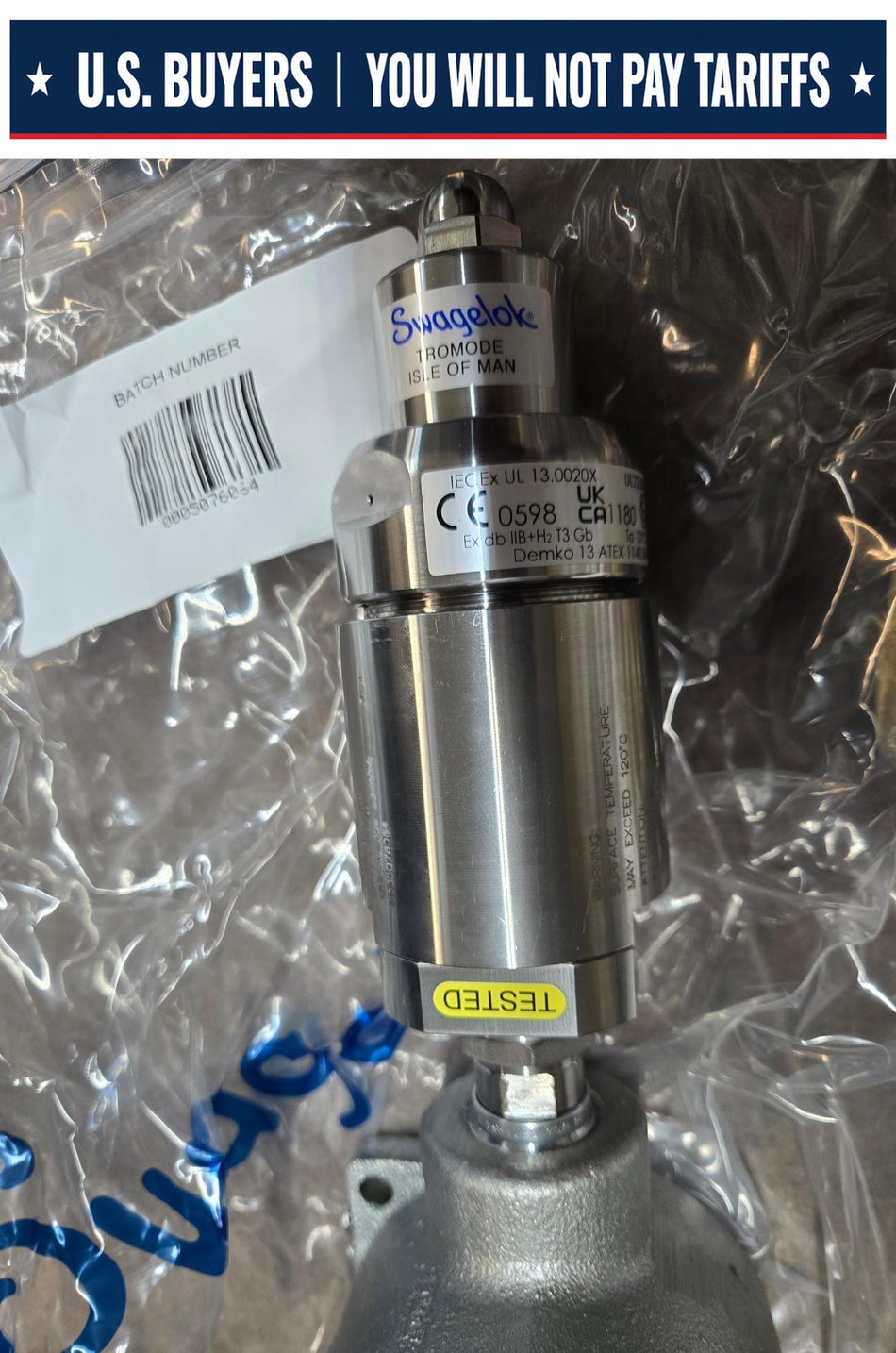 Swagelok KEV Series Regulator KEV1FLA322AX000G