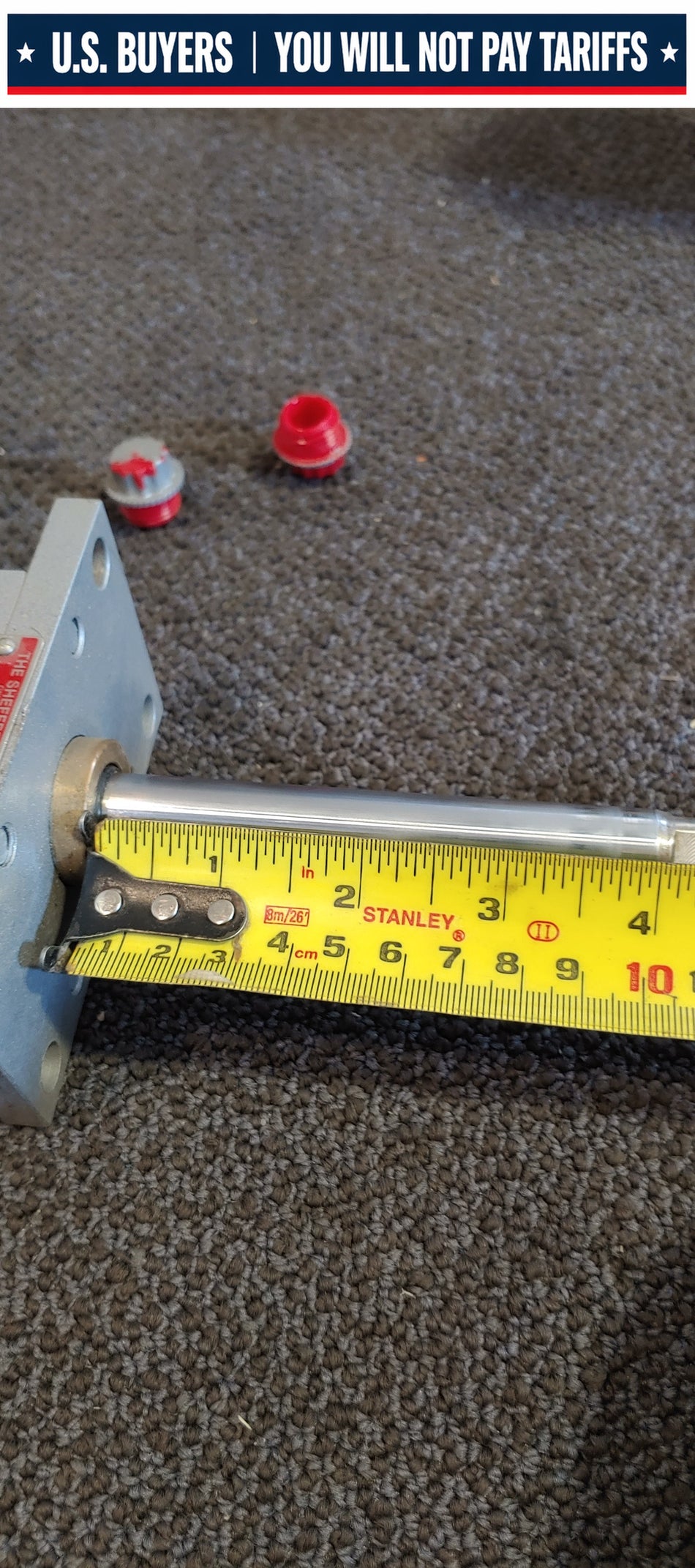 Sheffer 2" bore x 4" stroke pneumatic cylinder 2AFF4KY