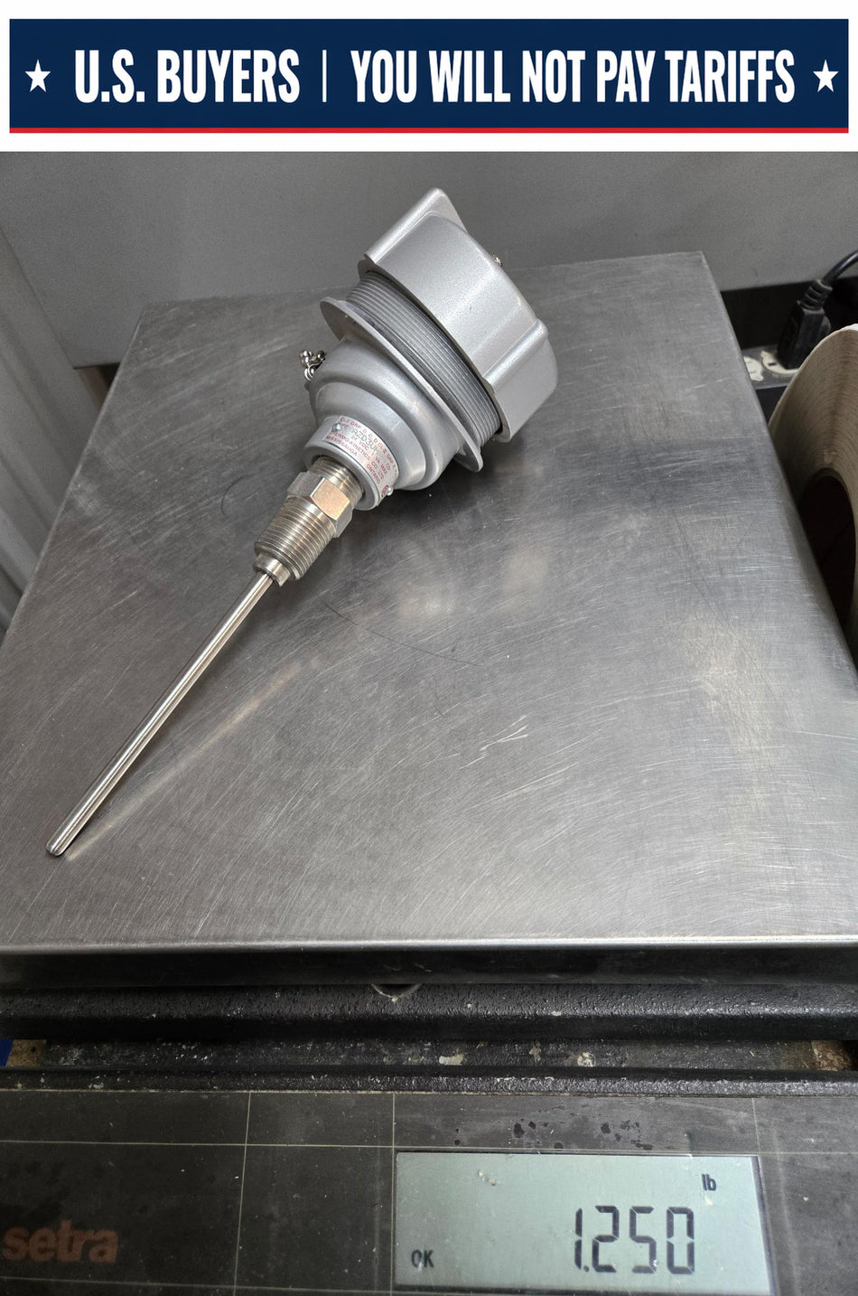 Thermo Kinetics Probe Assembly 6" - RAZD3UHX - RAII-D100E4-003.5-ZD3.5-UH