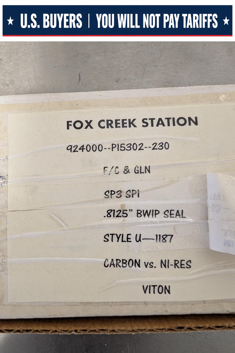 US Seals - SP3 SPI Style U - 1187 - 1.8125 Inch - 924000P15302230