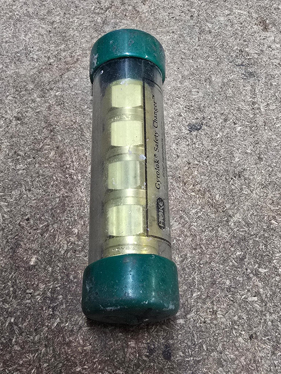 Hoke Gyrolok 3/8" Nut and Ferrule Set Brass Safety Changer Set of 5