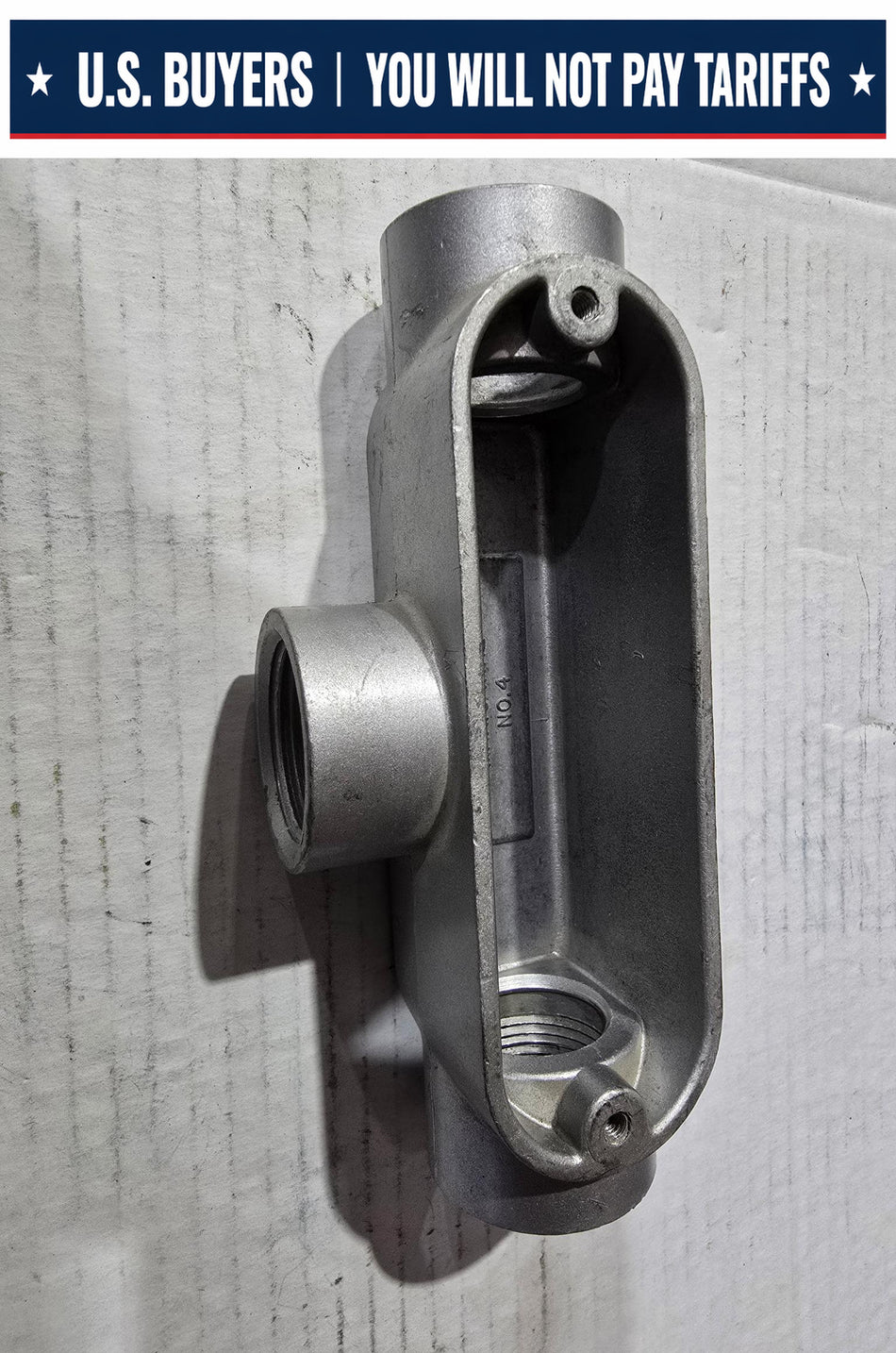 Crouse-Hinds T39 Aluminum Condulet Body 1" T-Shape