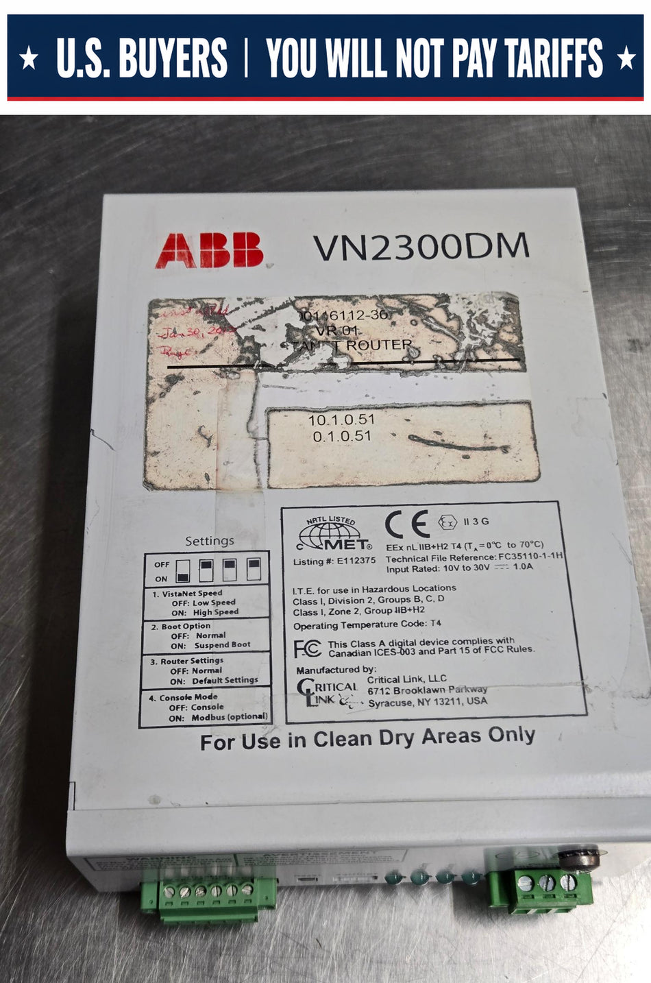 ABB VN2300DM Router 5 port