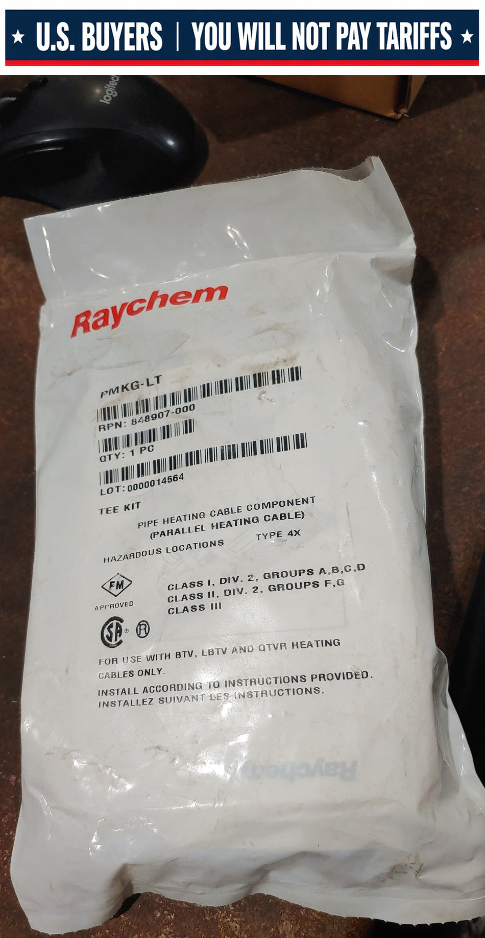 RAYCHEM PMKG-LT LOW-PROFILE TEE CONNECTION KIT