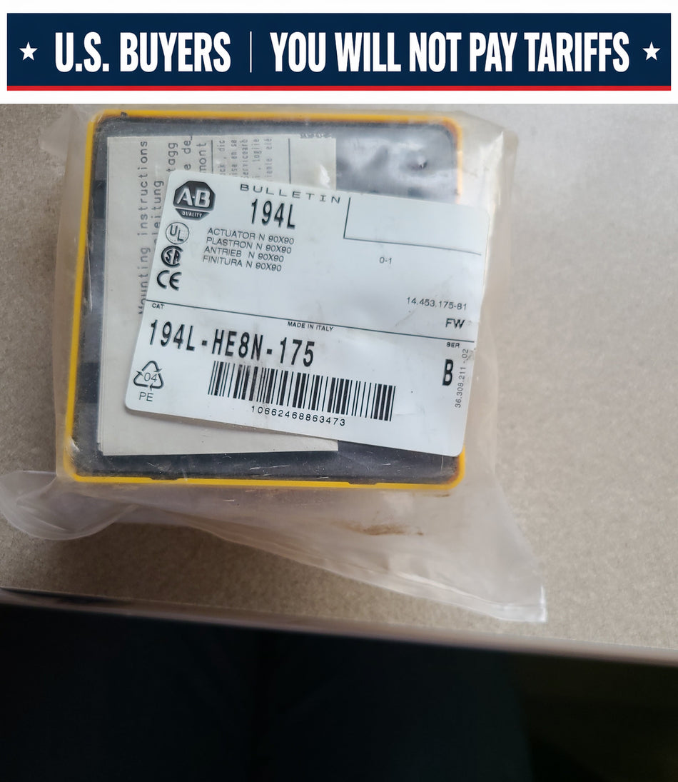 Allen Bradley 194L-HE8N-175 Actuator Switch Ser. B NEW