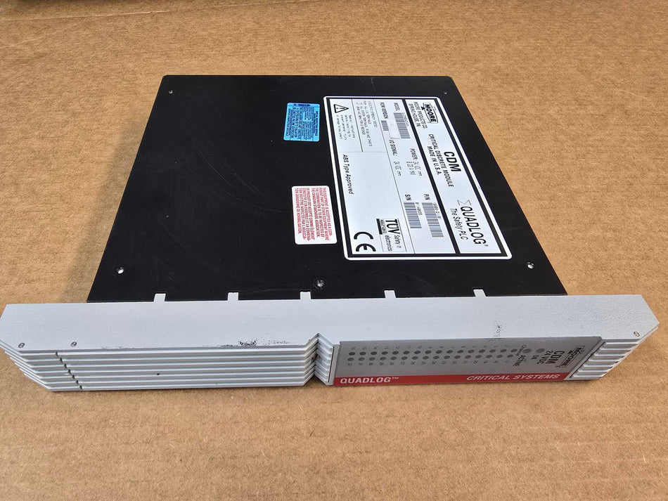 MOORE QLCDM024DCAAN QUADLOG, ROM VERSION: 3.04 , REV: 1 , CDM CRITICAL DISCRETE MODULE, 24V-DC, (Used)