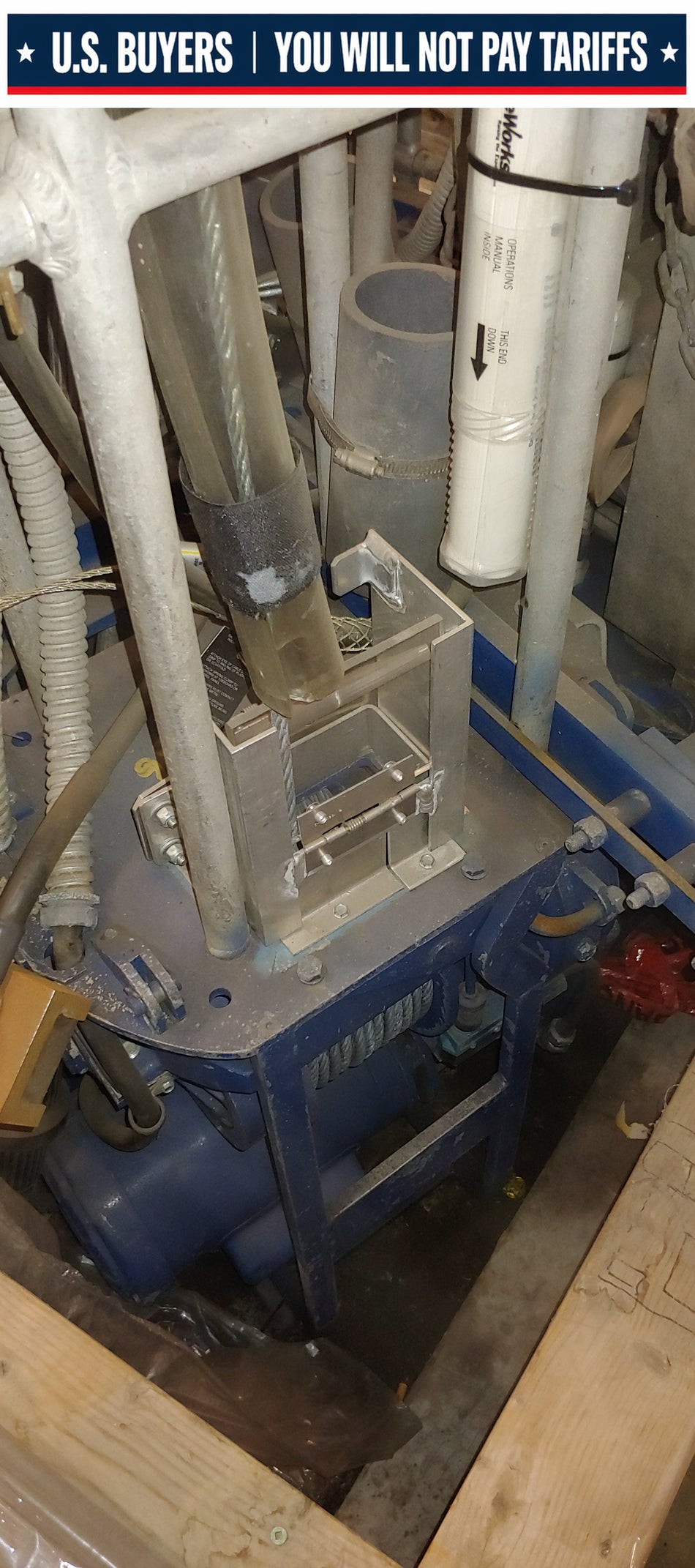 Spider ST-26 Pneumatic &amp; Electric Cable Hoists, 1000 lbs Capacity