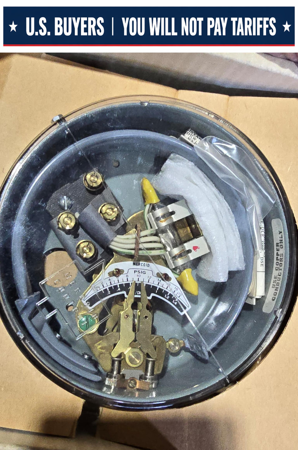 DWYER MERCOID CONTROL DA-31-152-RG.3A PRESSURE SWITCH