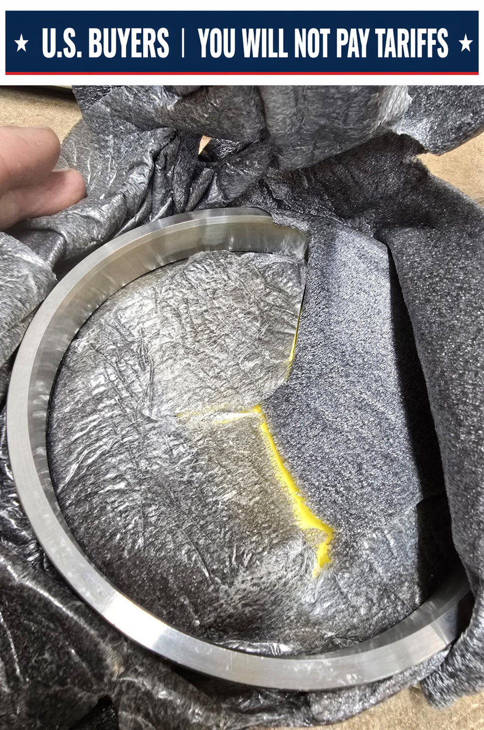 CPC PUMPS 004-12920-00-EC11 WEAR RING IMPELLER A743 GRADE CA40 450-500 BHN WITH CMTR  APPROX 5.75" ID X 6.25" OD x 3/4" DEEP
