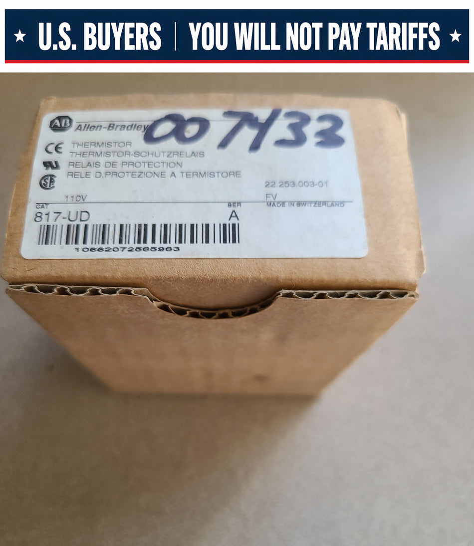 Allen Bradley 817-UD THERMISTOR RELAY 110VAC COIL