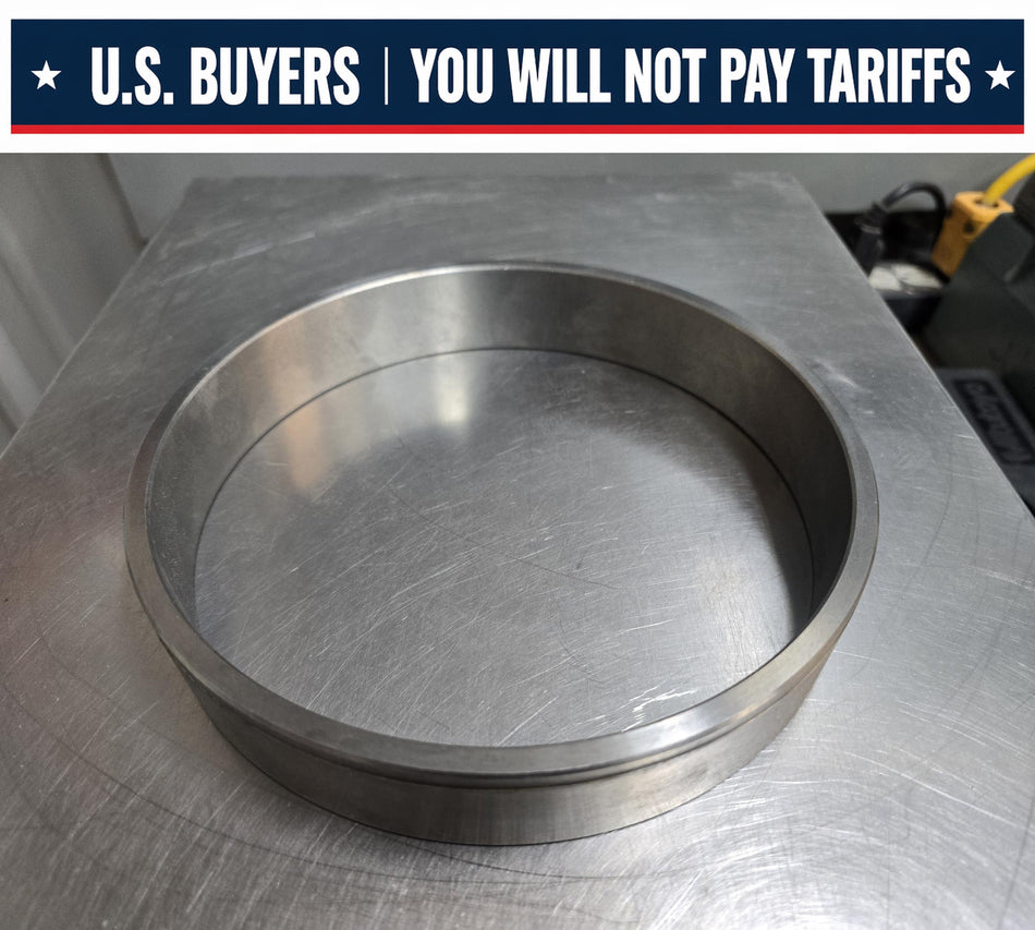 MACHINED BOWL WEAR RING CARBON STEEL  APPROX 6-13/16" ID X 7-1/4 OD x 1.25" DEEP, M14 MPN#:868200AWRB NATIONAL PUMP