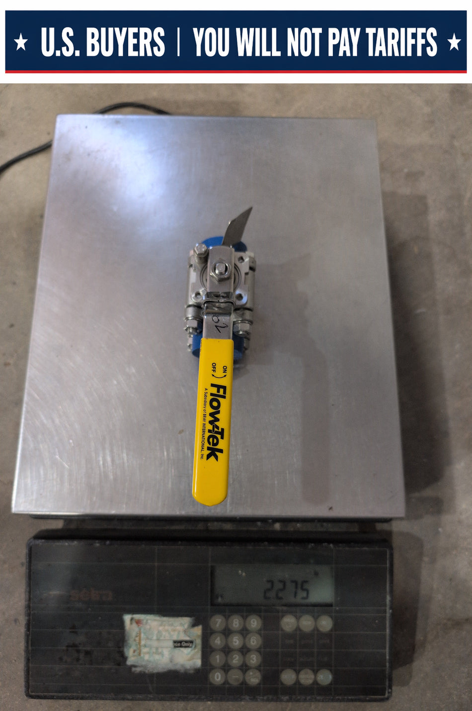 Flowtek 3/4" Stainless Steel Ball Valve - 1000 WOG - CF8M - 316 SS - Weld on ends

Series: 7000