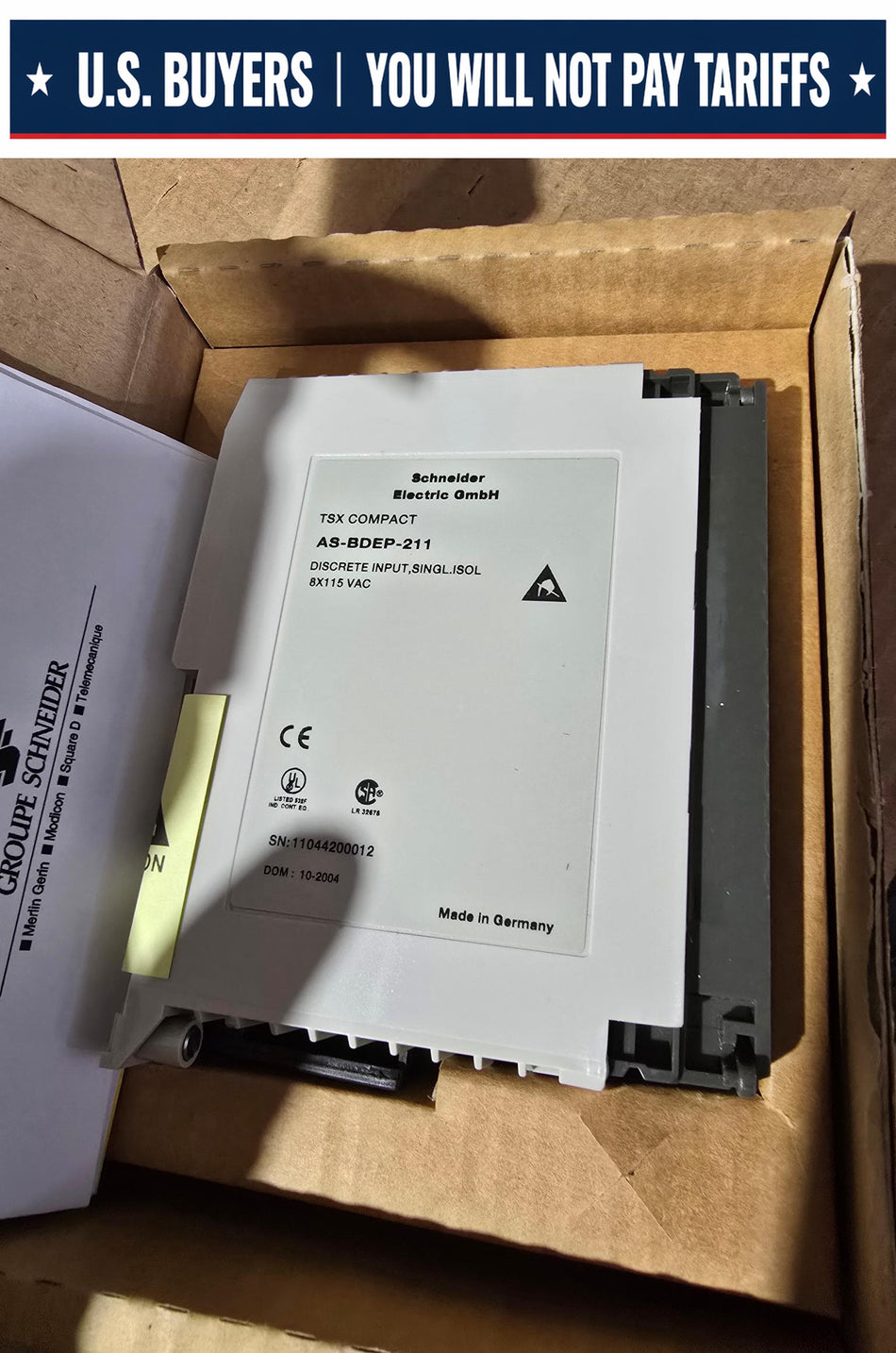 SCHNEIDER ELECTRIC MODICON ASBDEP211  I/O MODULE 8X115 VAC
