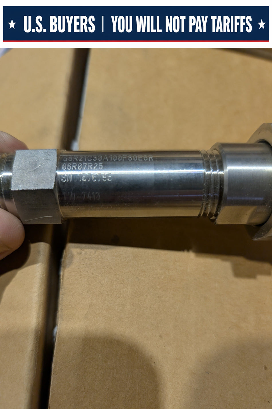 Rosemount Temperature Probe - 12 Inch - 68R21C30A100F80E6R - With 1/2 inch NPT Fittings -New