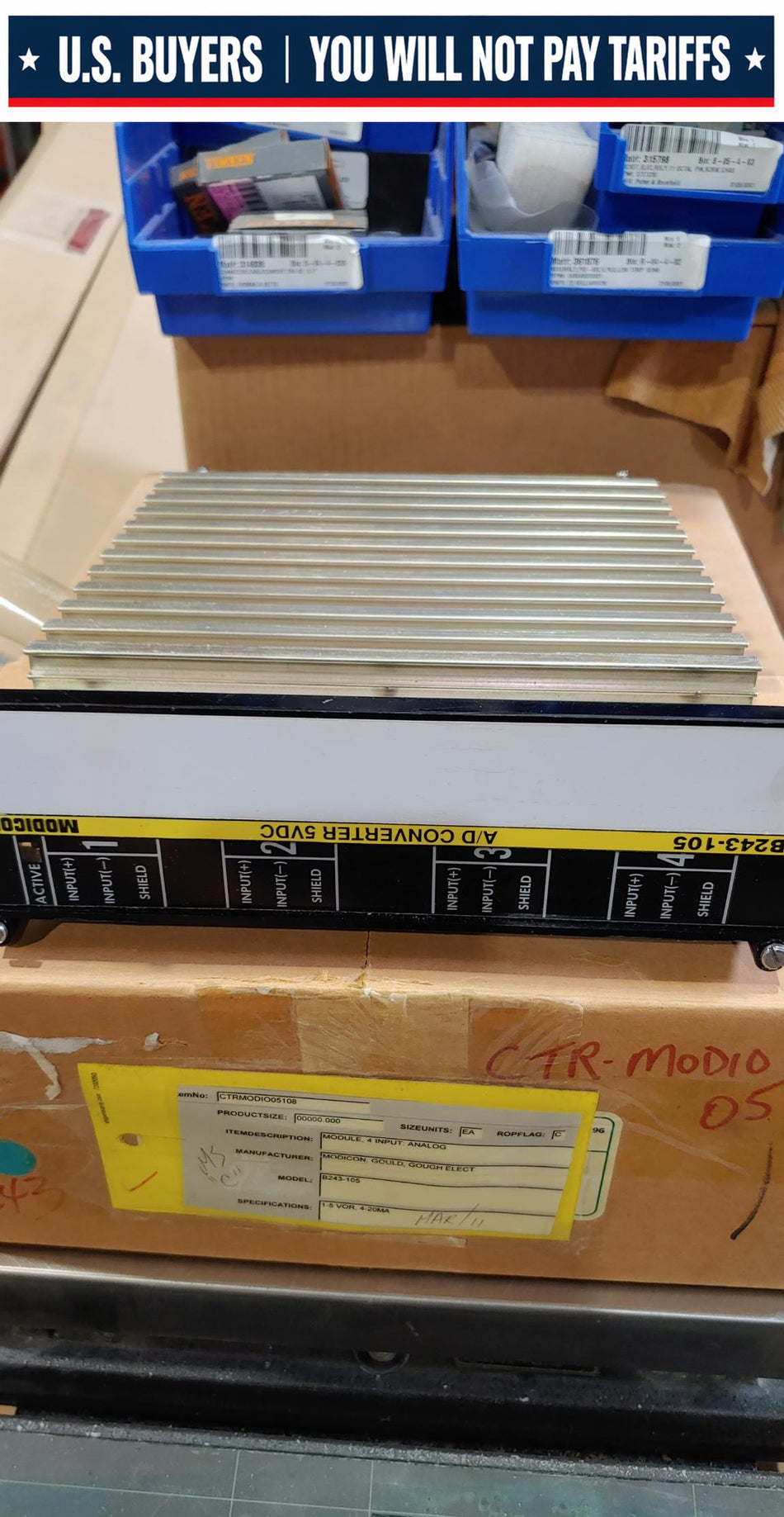 Modicon Schneider AS-B243-105 A/D Converter 5 VDC B243-105